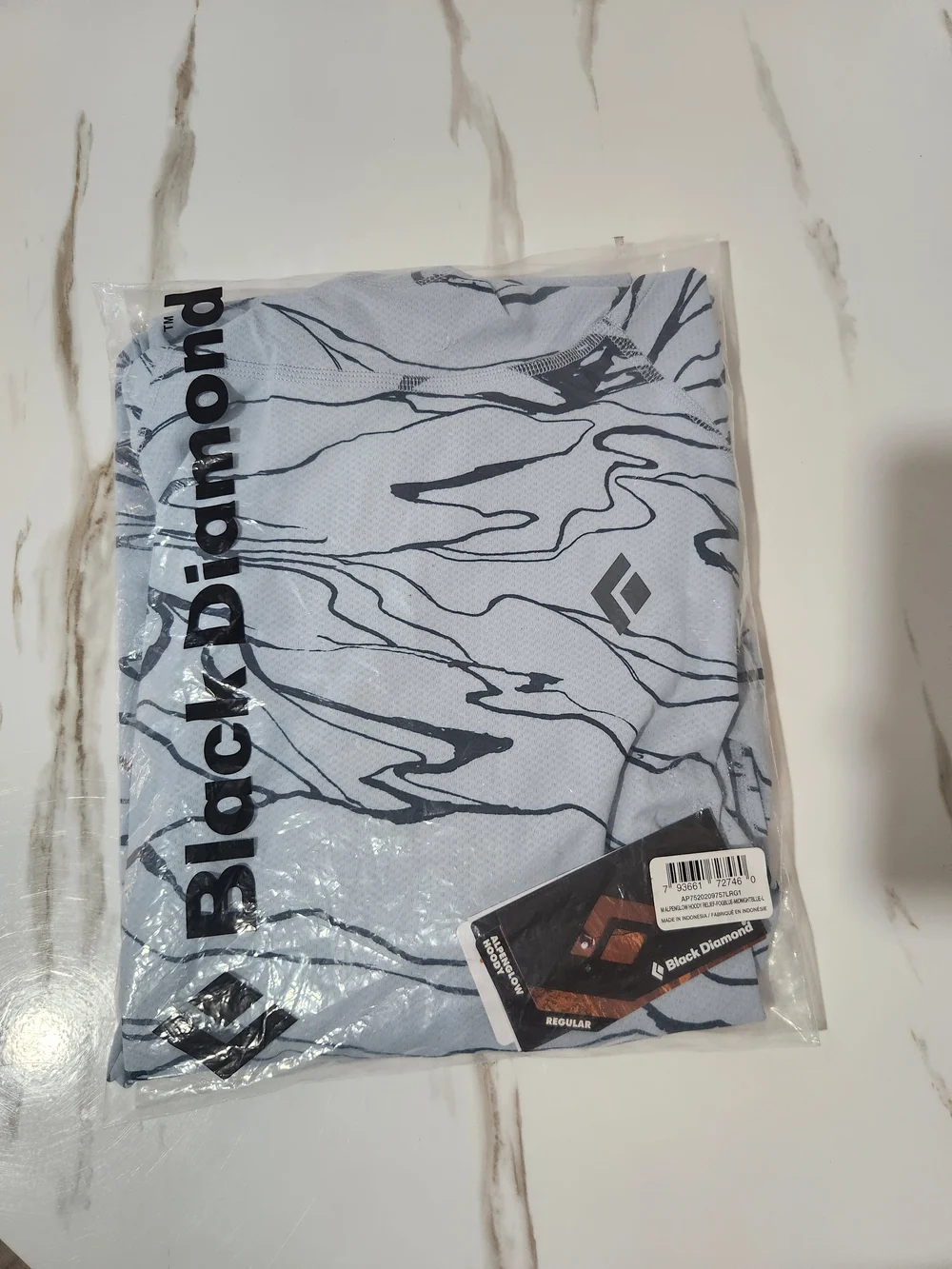 Black Diamond Alpenglow Hoody Regular -Relief-Fog Blue-Midnight Blue